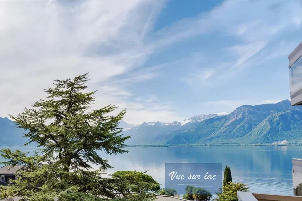 Superbe appartement meublé au bord de l'eau, au centre de Montreux