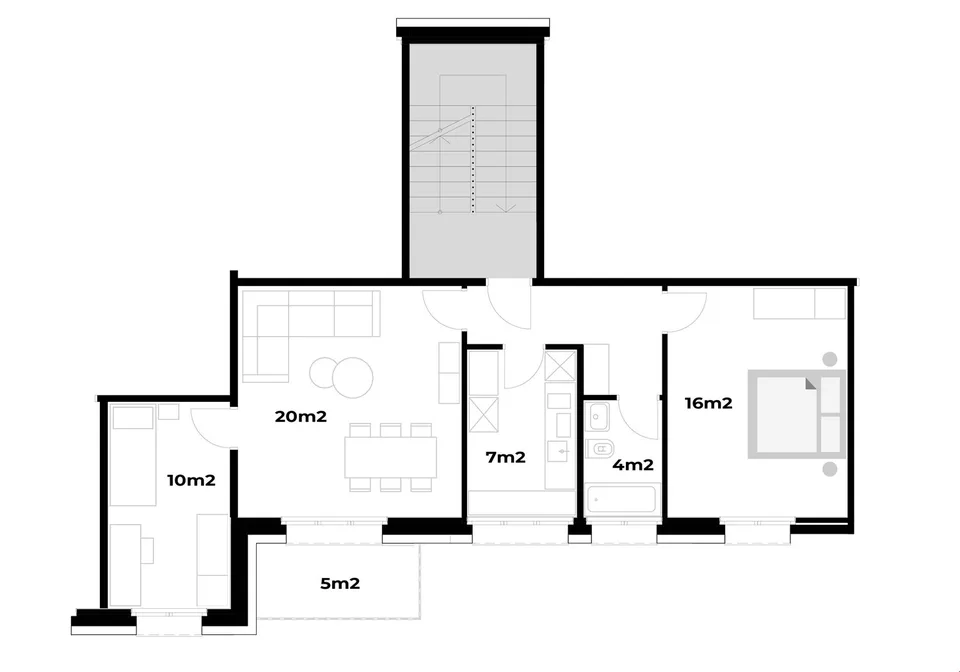 Nouvel appartement familial 3.5 pièces à 20 minutes de Zurich – photo 11 sur 11