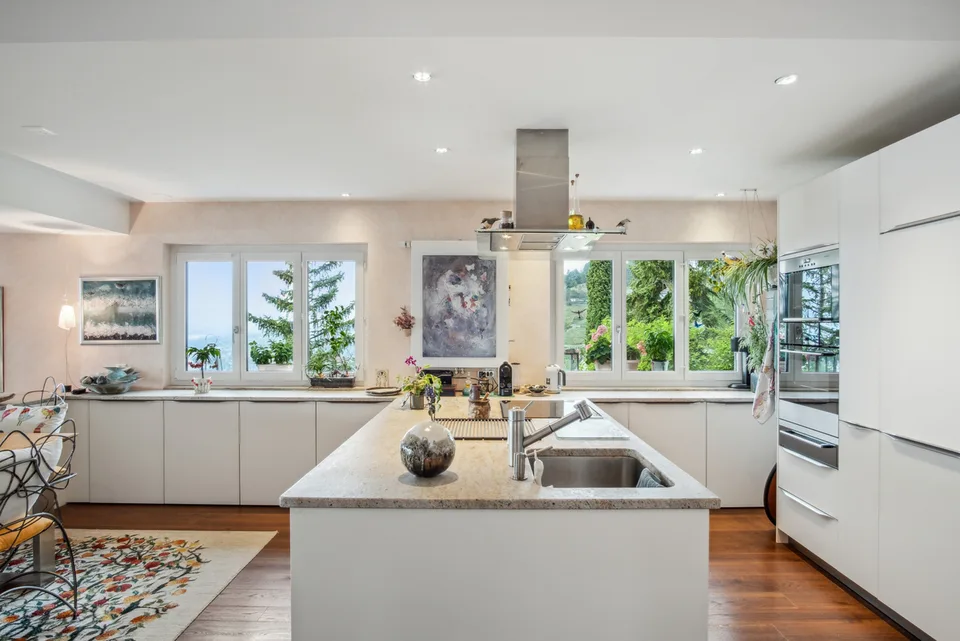 Villa mit Panoramablick auf den Genfersee - Lavaux