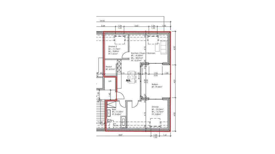MODERNE & EXKLUSIVE 3.5 ZIMMER DACHWOHNUNG (M6) – ERSTVERMIETUNG