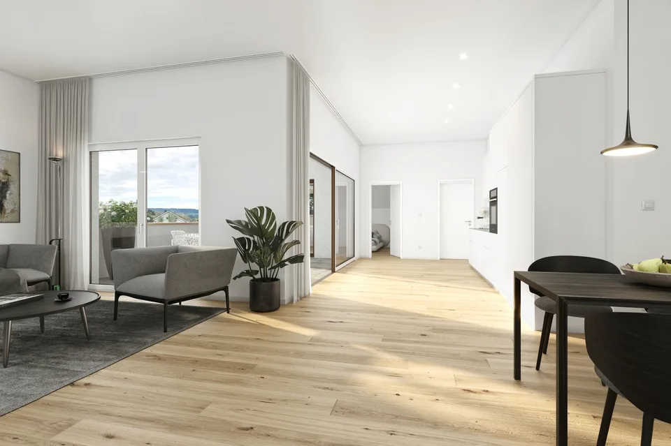 MODERNE & EXKLUSIVE 3.5 ZIMMER DACHWOHNUNG (M6) – ERSTVERMIETUNG