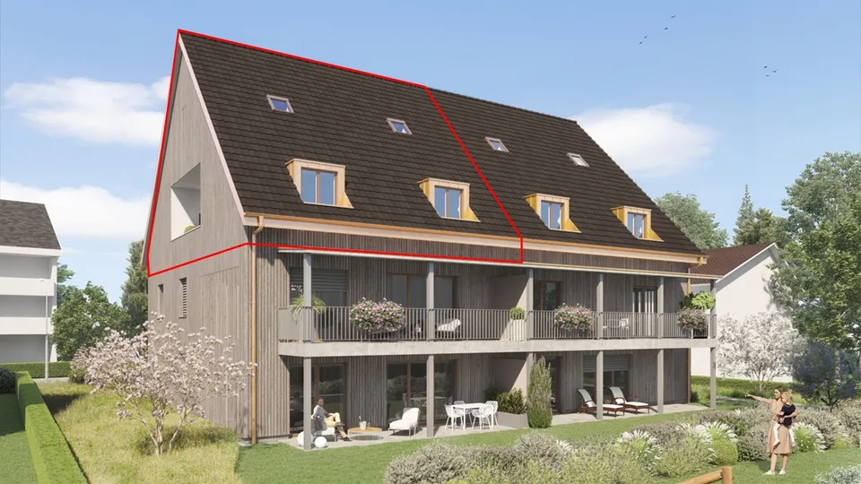MODERNE & EXKLUSIVE 3.5 ZIMMER DACHWOHNUNG (M6) – ERSTVERMIETUNG