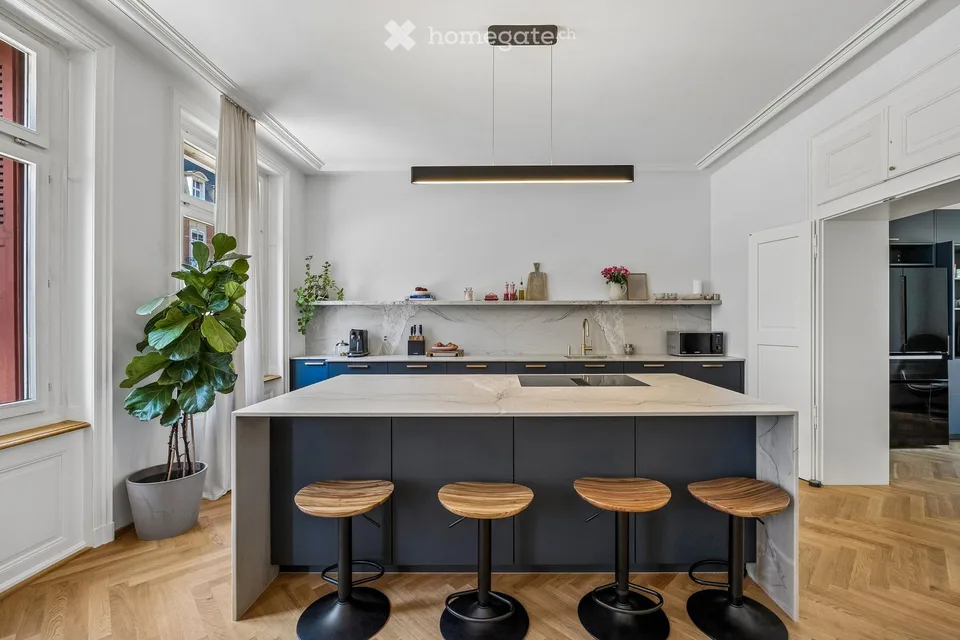 Villa de ville luxueuse avec 470 m2 d'espace de vie et trois places de garage privées au cœur de Bâle