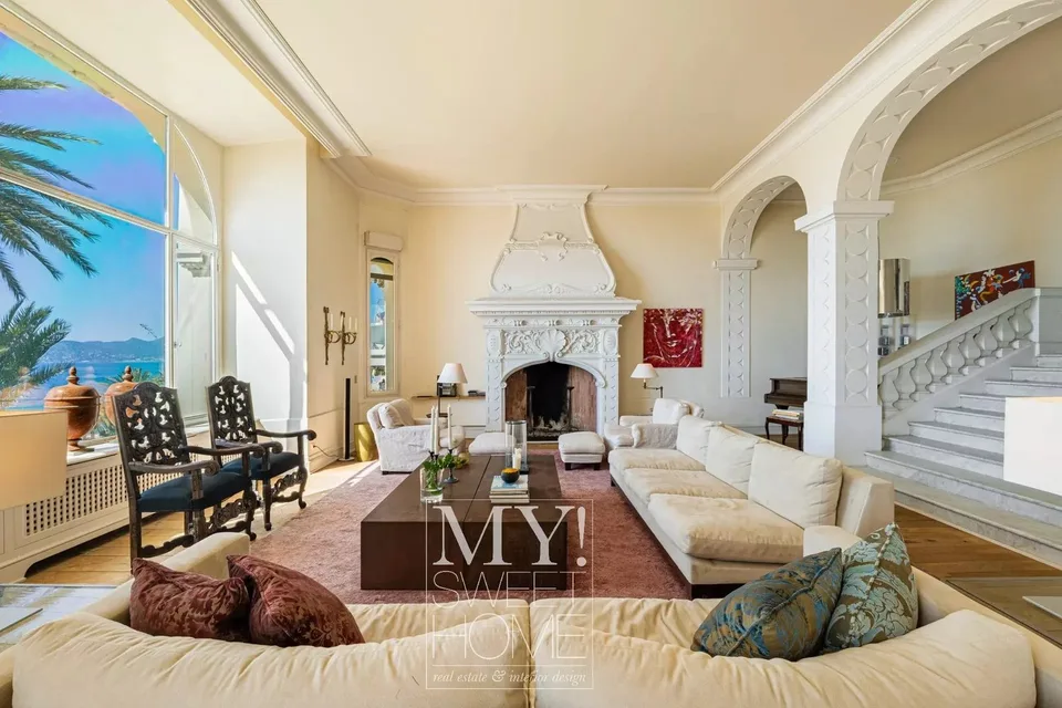 Cannes Midi | Historische Waterfront-Villa mit Belle-Époque-Charakter