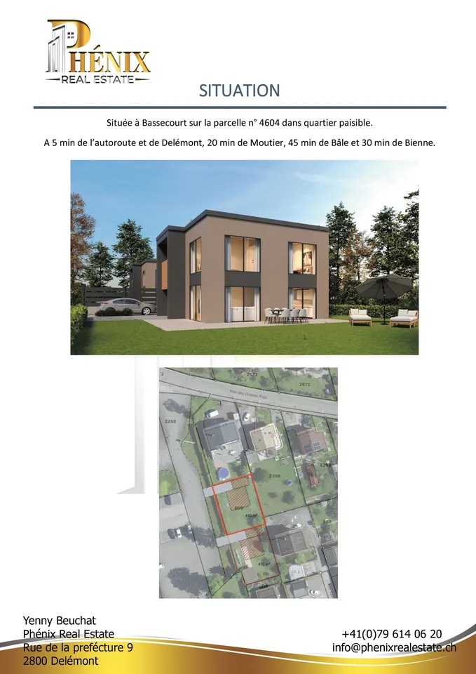 Moderne Einfamilienhaus mit 5.5 Zimmern in Bassecourt, neu