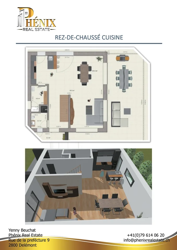 Moderne Einfamilienhaus mit 5.5 Zimmern in Bassecourt, neu