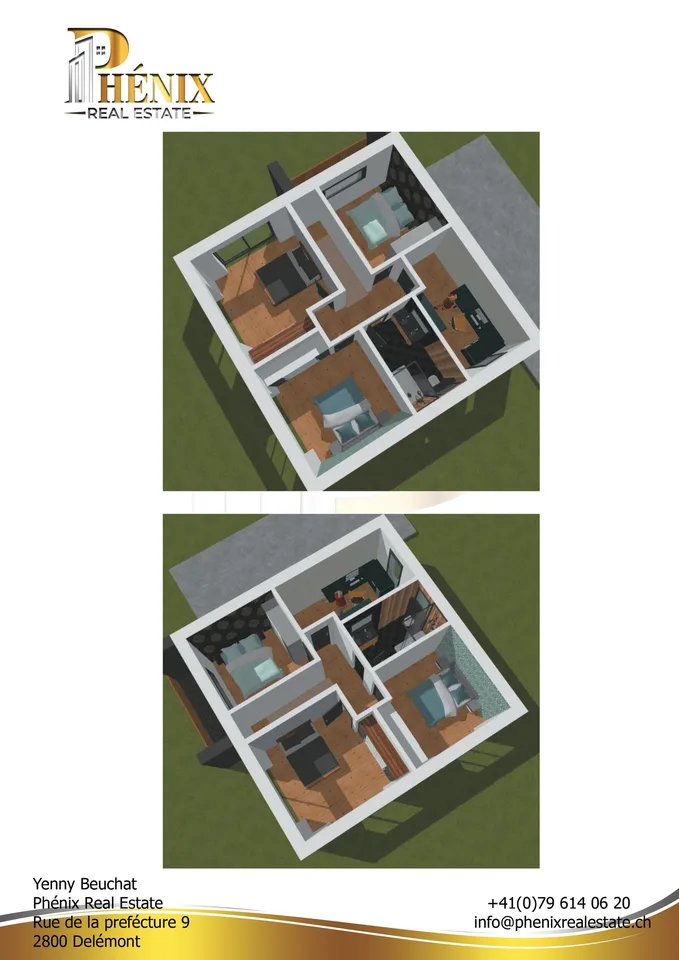 Moderne Einfamilienhaus mit 5.5 Zimmern in Bassecourt, neu