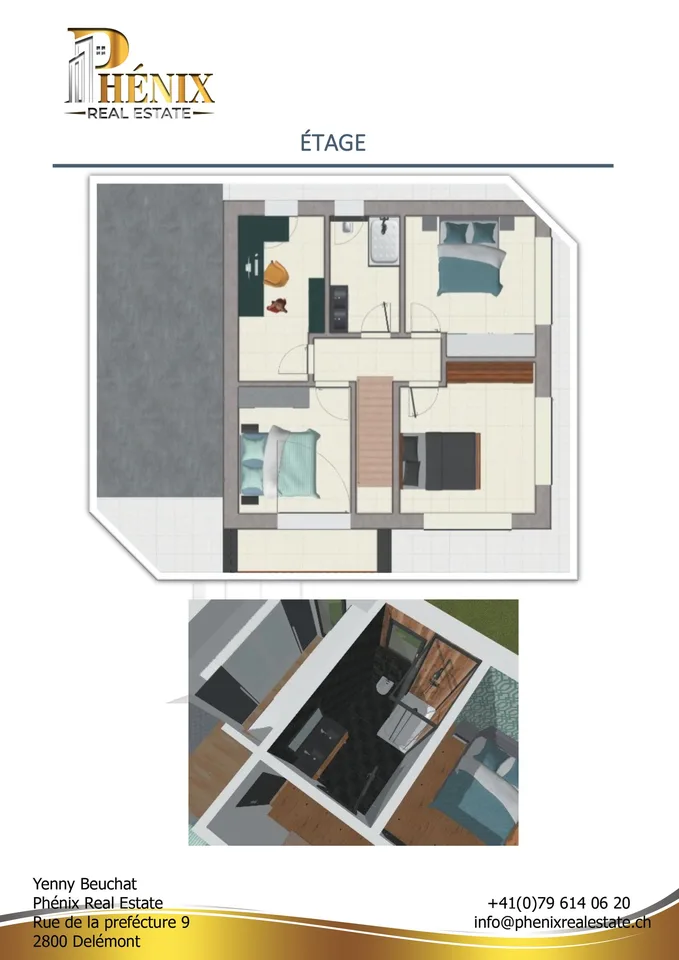 Moderne Einfamilienhaus mit 5.5 Zimmern in Bassecourt, neu