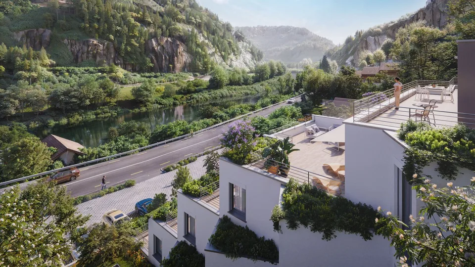 Appartamento esclusivo di 4,5 locali con terrazza e vista da sogno a Grellingen