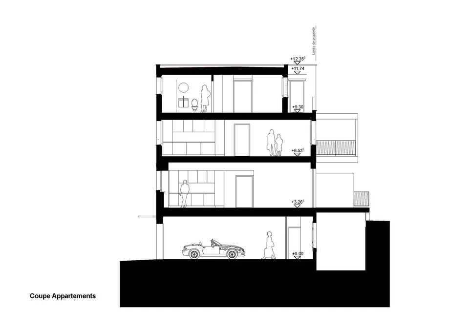 Schönes 2,5-Zimmer-Attikapartment in einer neuen Konstruktion in Saint-Imier
