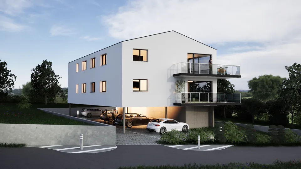 Magnifique attique neuf de 3,5 pièces avec grand balcon à Evionnaz !