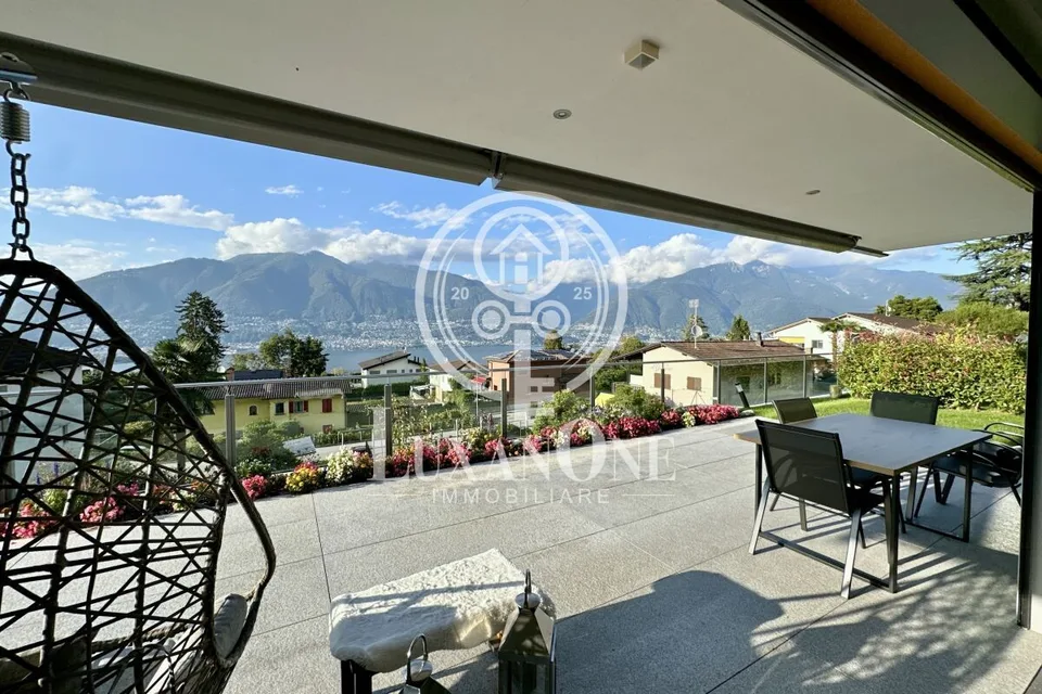 Appartement de jardin luxueux 4,5 pièces avec vue sur le lac - Votre rêve de résidence secondaire au Lago Maggiore