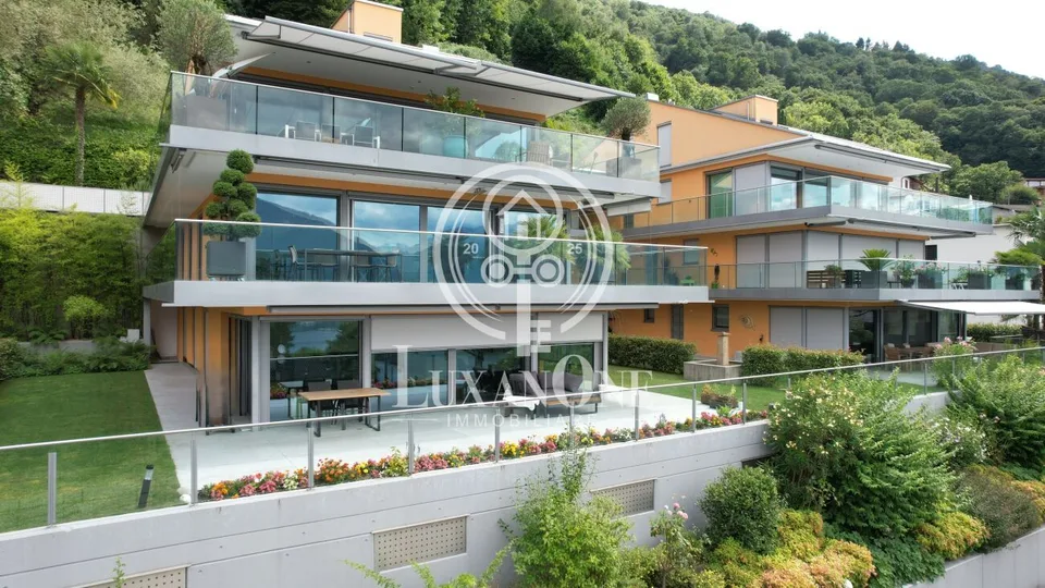 Appartement de jardin luxueux 4,5 pièces avec vue sur le lac - Votre rêve de résidence secondaire au Lago Maggiore