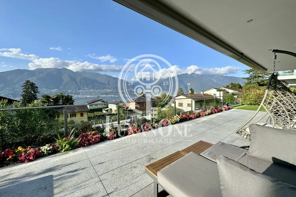 Appartement de jardin luxueux 4,5 pièces avec vue sur le lac - Votre rêve de résidence secondaire au Lago Maggiore