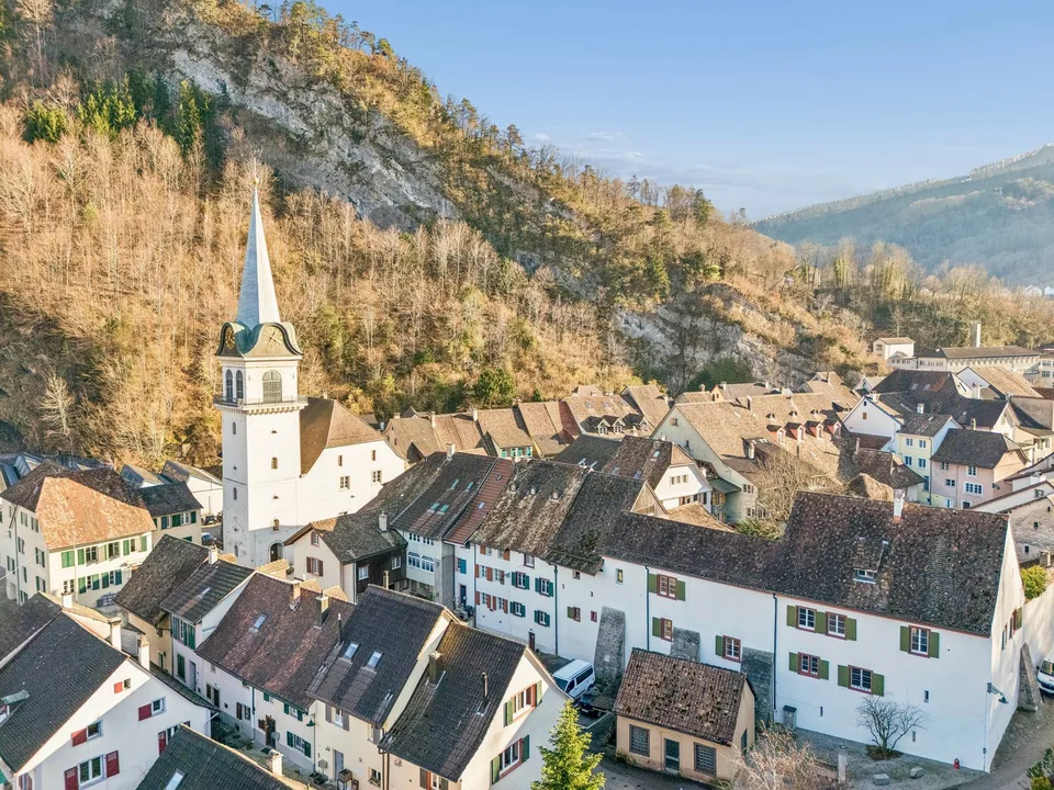 Maison de rang historique de 9 pièces avec confort moderne à Waldenburg