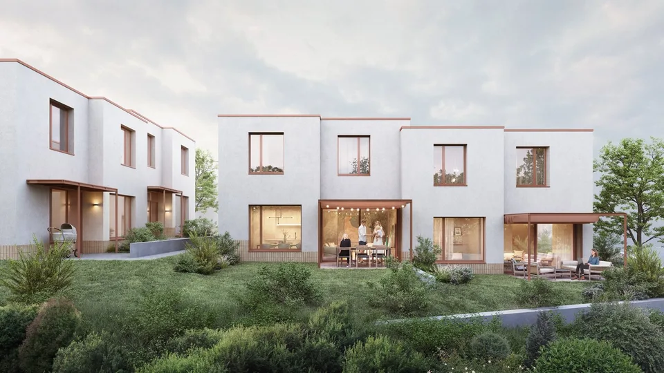 Neubau-Projektankündigung für 9 Doppel-Einfamilienhäuser