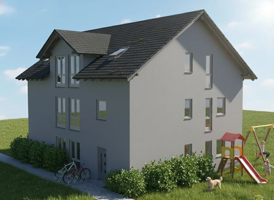 Appartamento nuovo di 5,5 locali in un edificio residenziale pianificato e permesso
