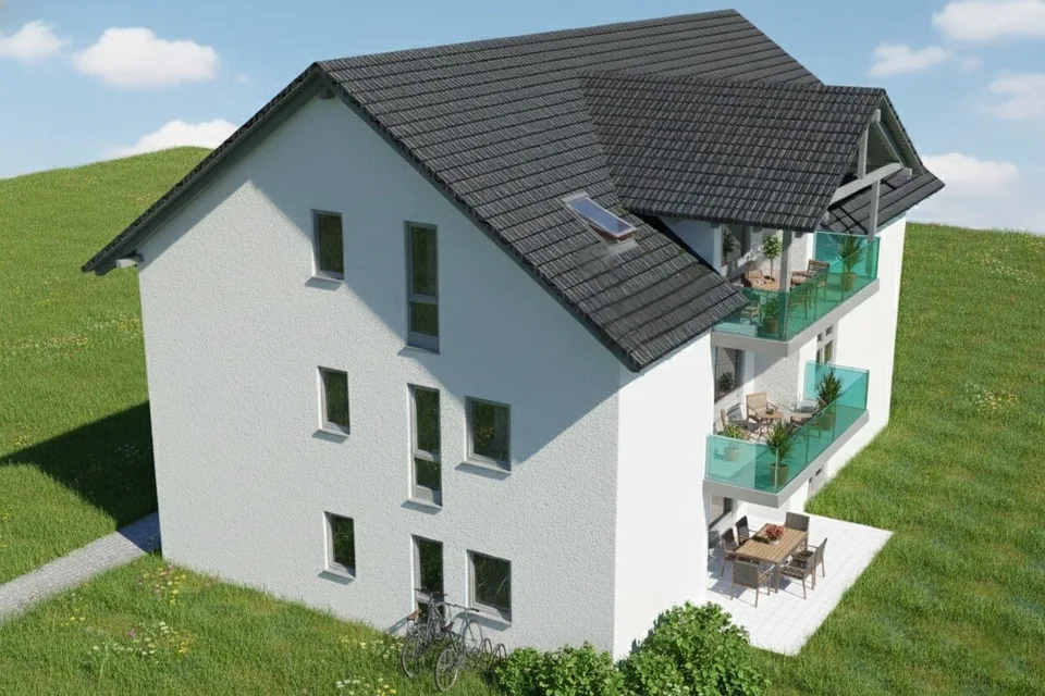 Appartamento nuovo di 5,5 locali in un edificio residenziale pianificato e permesso