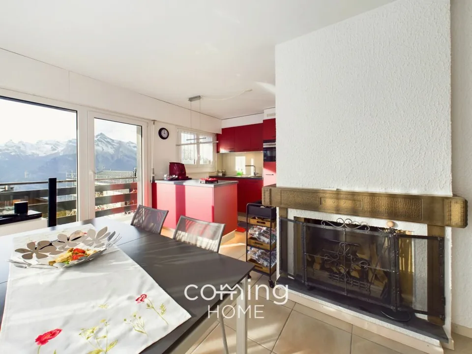 Confort « ski-in/ski-out » - Appartement de 2,5 pièces avec garage à Veysonnaz