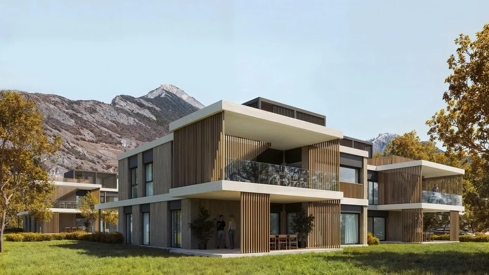 Appartamento di 4,5 locali al piano terra con grande terrazza
