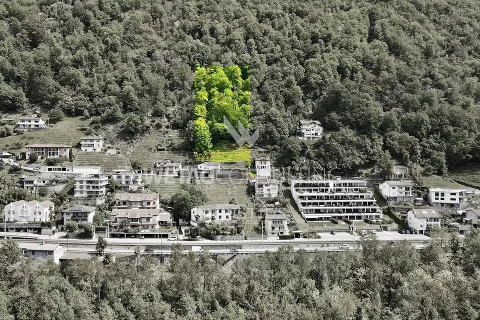 Bello terreno edificabile a Solduno con vista panoramica in vendita – foto 9 di 10
