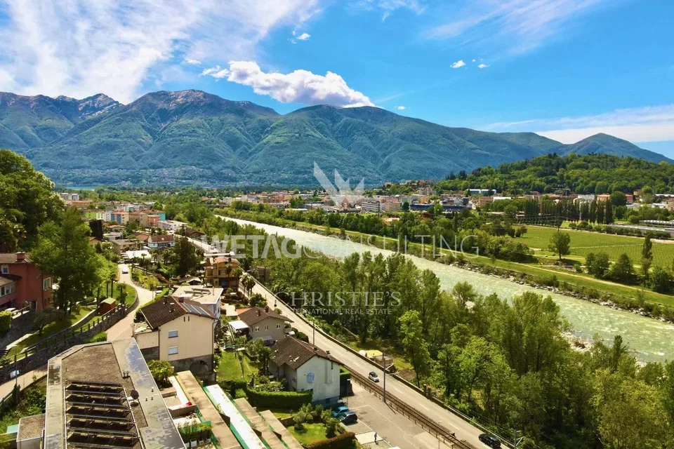Bello terreno edificabile a Solduno con vista panoramica in vendita