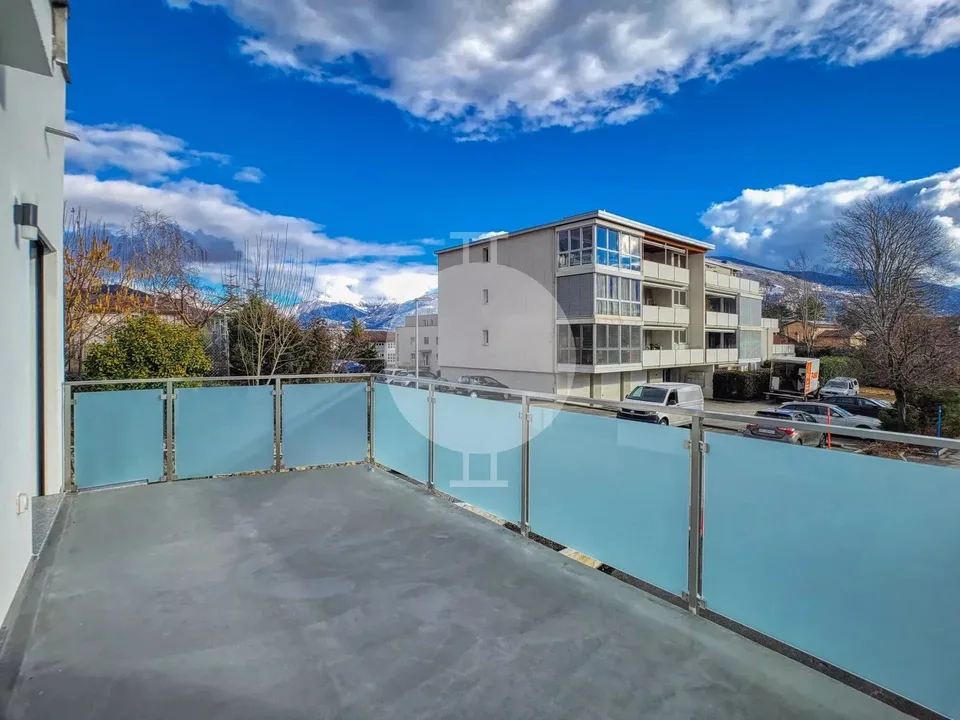 Bellissima villa contemporanea e mitoyenne nel villaggio di Grimisuat – foto 6 di 13