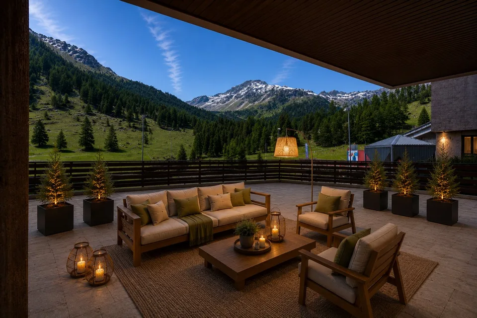 Magnifique appartement rénové avec grandes terrasses ski IN/OUT – photo 9 sur 11