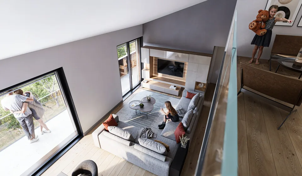 BOSCO LUGANESE ELEGANTES 4.5 ZIMMER WOHNUNG MIT PANORAMABLICK 10 MINUTEN VON LUGANO