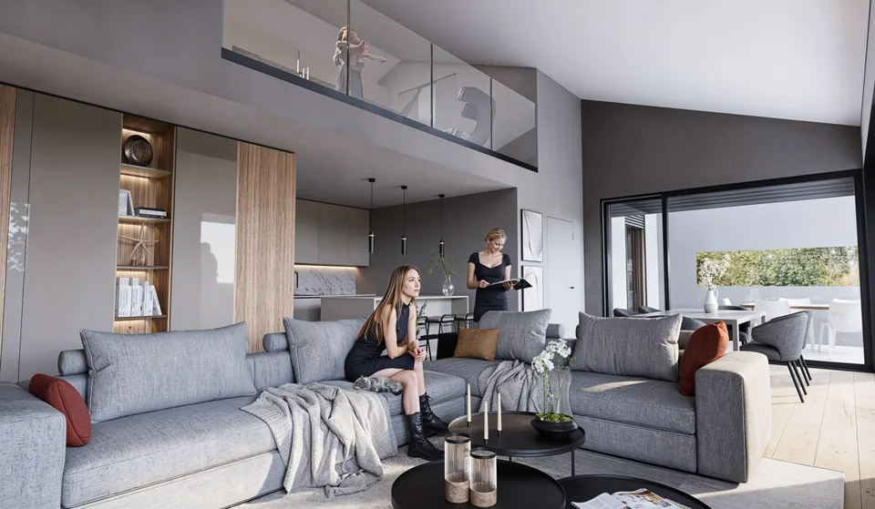 BOSCO LUGANESE ELEGANTES 4.5 ZIMMER WOHNUNG MIT PANORAMABLICK 10 MINUTEN VON LUGANO