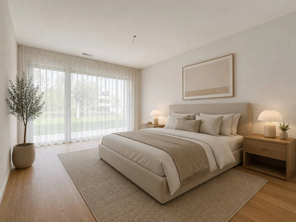 Appartamento nuovo di 2,5 locali con terrazza e giardino privato