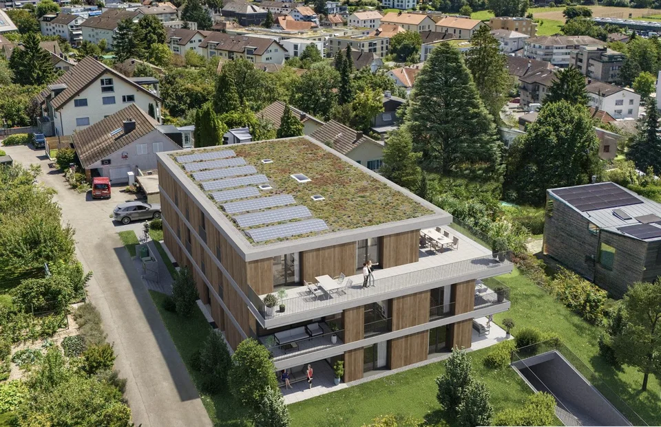 Moderne 3.5-Zimmer-Wohnung in ruhiger Lage von Orpund