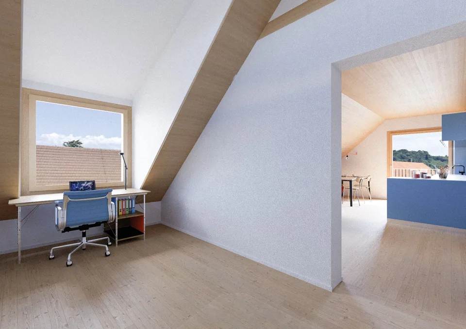 "Neubauwohnung im neu erstellten Holzhaus im Herzen des Berner Seelandes"