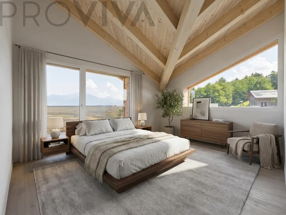 Casa A Choëx - Chalet di Nuova Costruzione con Terrazza & Flessibilità