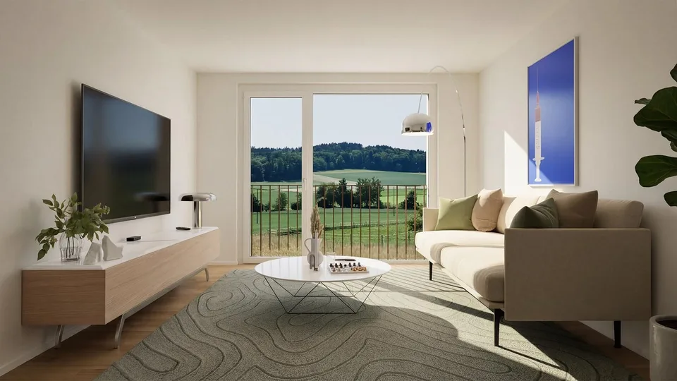 4,5-Zimmer-Neubau-Eigentumswohnung mit Weitblick in Lüterswil (Bucheggberg)
