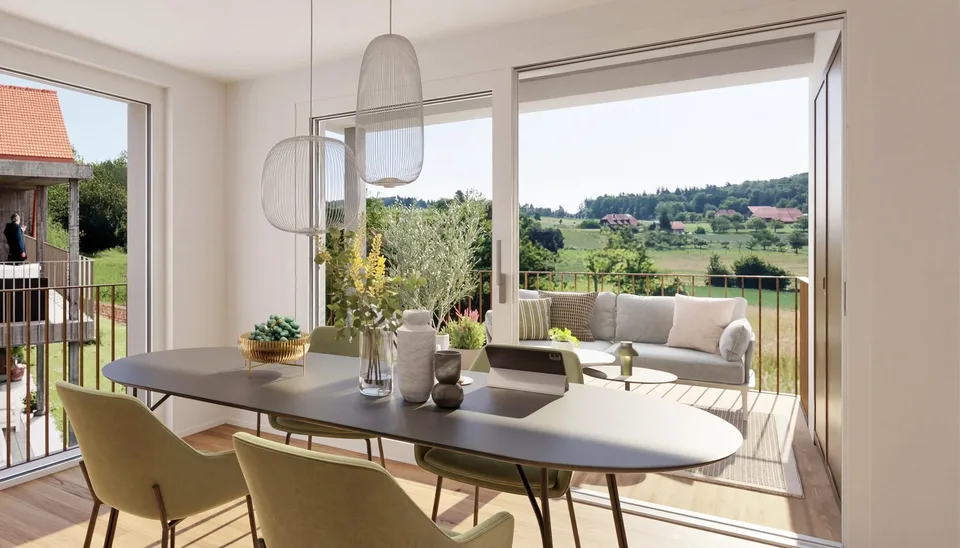 4,5-Zimmer-Neubau-Eigentumswohnung mit Weitblick in Lüterswil (Bucheggberg)