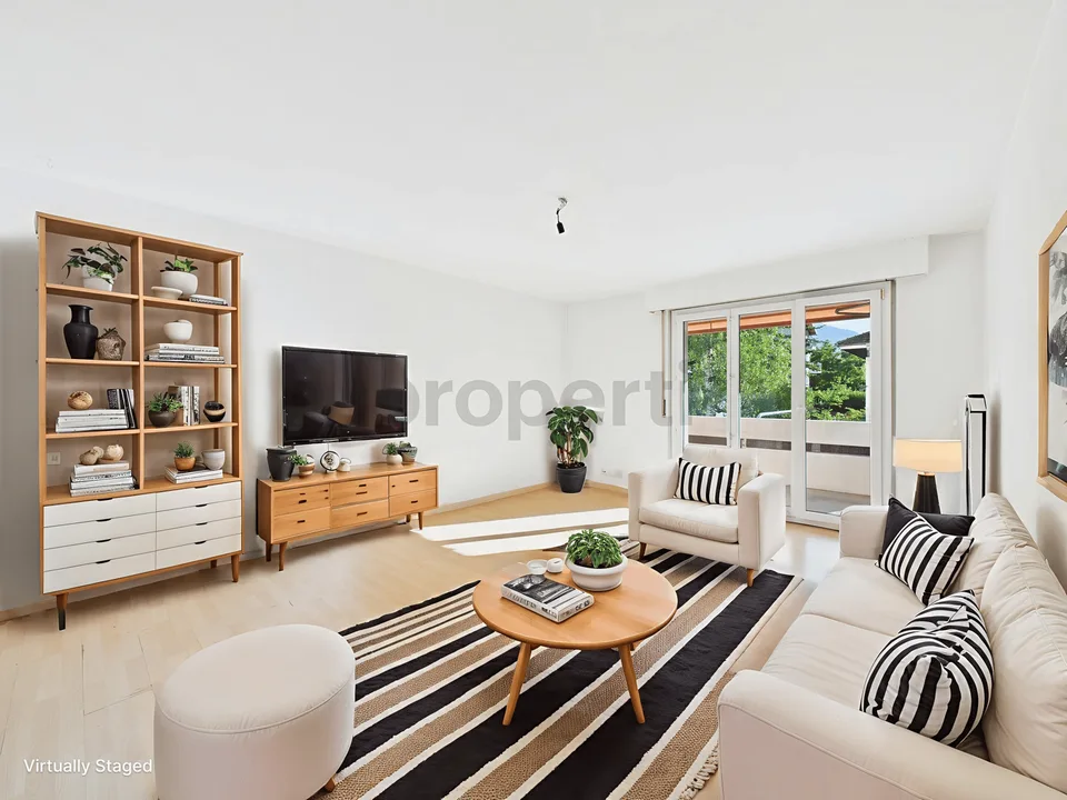 Charmant appartement de 3.5 pièces à Fully avec vue magnifique