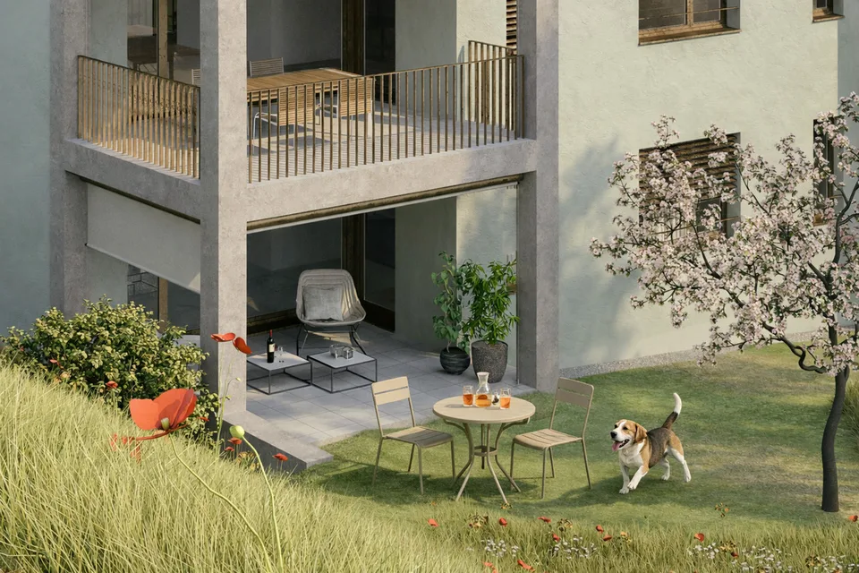 Attraktive Gartenwohnung mit grossem Mehrzweckraum