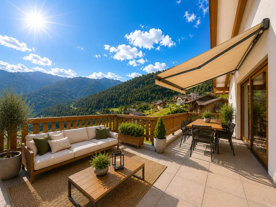 Magnifique attique avec vue imprenable
