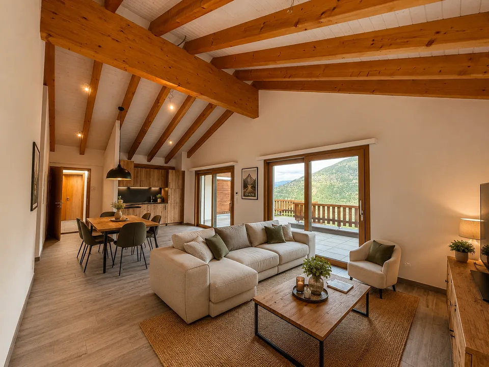Magnifique attique avec vue imprenable