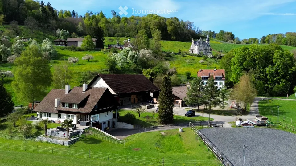 EXKLUSIVER REIT- UND PENSIONSTALL MIT 83'000 M2 LAND an idyllischer Lage in Neftenbach