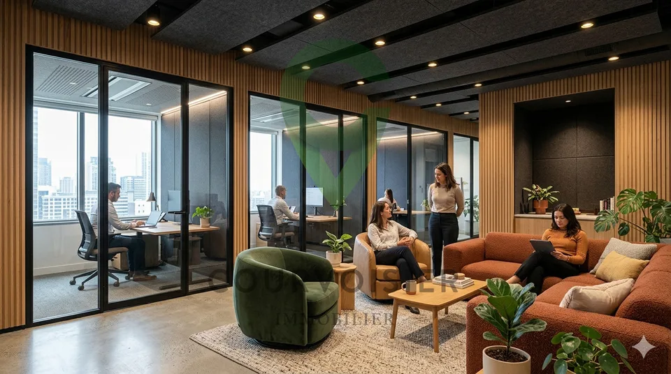 Espace lumineux, modulable et parfait pour un espace de co-working