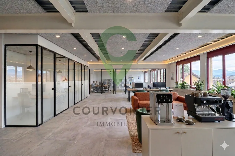 Espace lumineux, modulable et parfait pour un espace de co-working