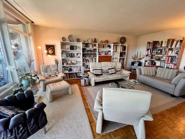 Viager – Prächtige Wohnung, Panoramablick und Dachpool - Petit-Saconnex