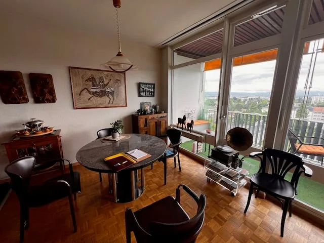 Viager – Prächtige Wohnung, Panoramablick und Dachpool - Petit-Saconnex