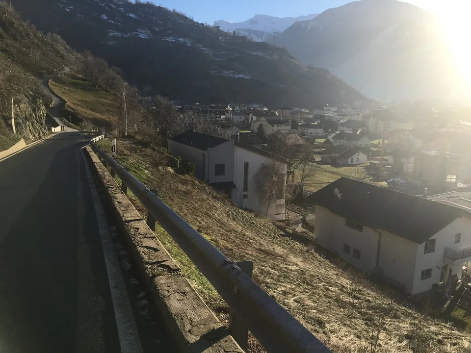 Bauland mit Bergblick in ruhiger Lage von Baltschieder
