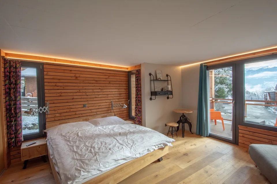Chalet individuel / maison d’hôtes aux Vérines (Chamoson)