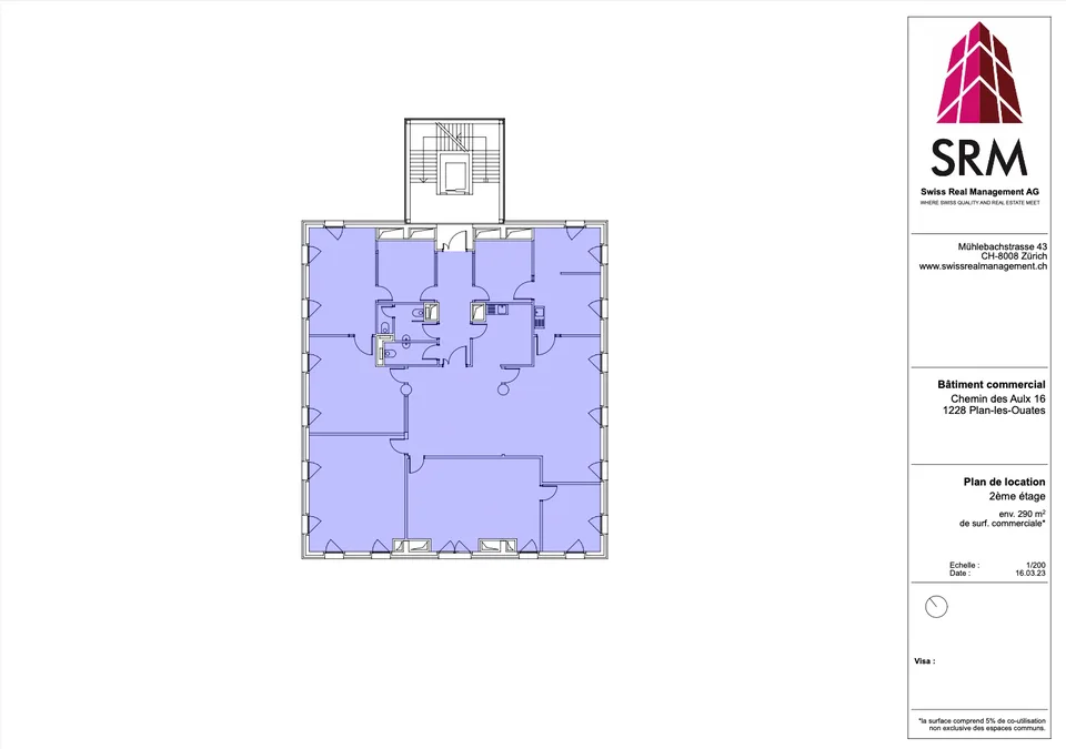 Magnifique locaux d'env. 290m2 au 2ème étage du CTN 16 – photo 14 sur 18