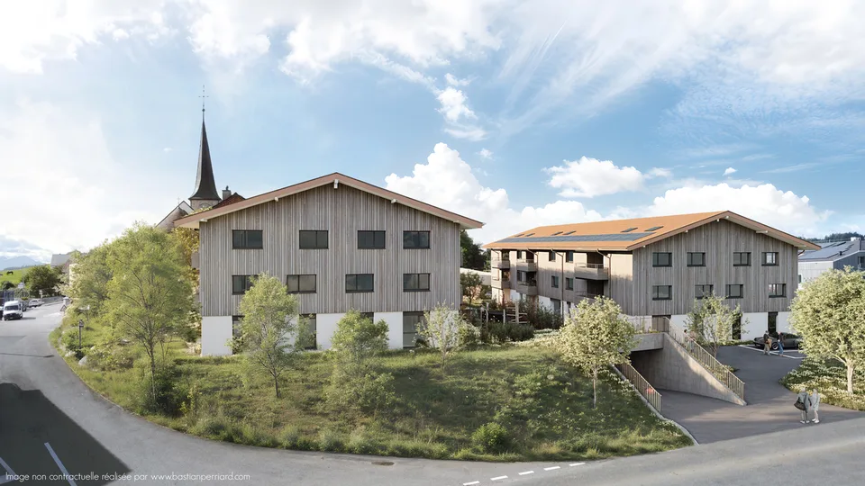 Neue 3,5-Zimmer-Wohnungen in einem ruhigen Dorf