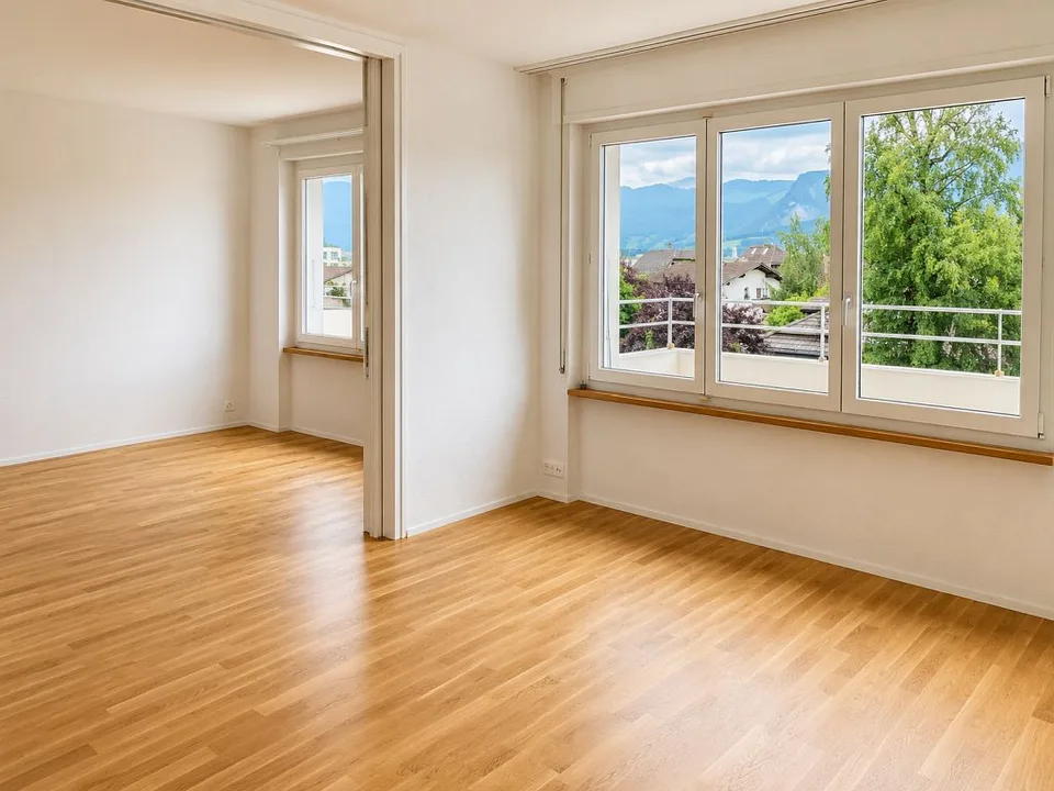 Grosszügige 3-Zimmerwohnung mit fantastischem Ausblick